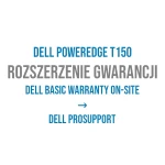 Rozszerzenie gwarancji DELL PowerEdge T150: 3Y Basic do 3Y ProSupport