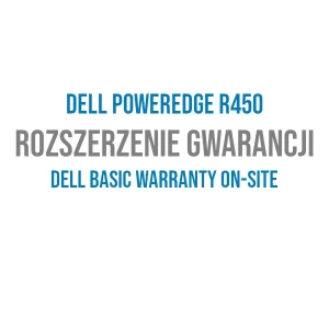 Rozszerzenie gwarancji DELL PowerEdge R450: 3Y Basic do 5Y Basic