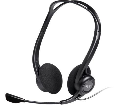 Słuchawki Logitech PC Headset 960 front prawa